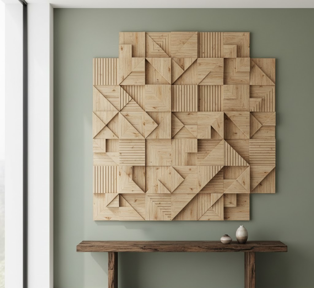 Pine wall art